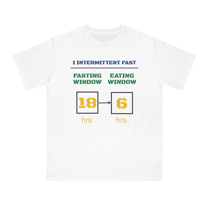 'I Intermittent Fast_18 - 6'_100% Organic Cotton T-Shirt - My Higher Being