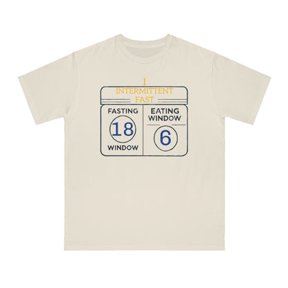 'I Intermittent Fast_18 - 6'_100% Organic Cotton T-Shirt - My Higher Being