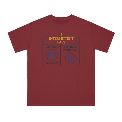 'I Intermittent Fast_18 - 6'_100% Organic Cotton T-Shirt - My Higher Being