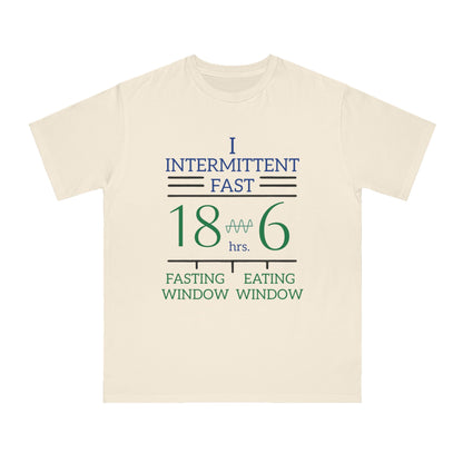 'I Intermittent Fast_18 - 6'_100% Organic Cotton T-Shirt - My Higher Being