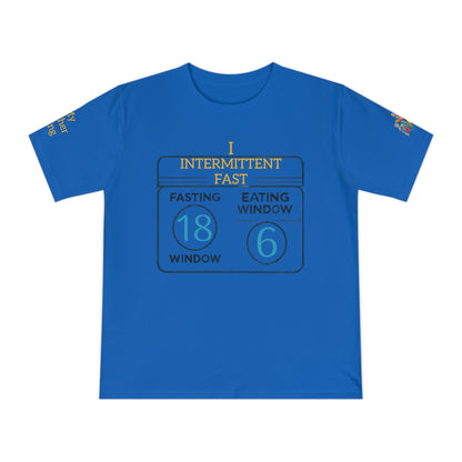 'I Intermittent Fast_18 - 6' (MHB EDITION)_100% Organic Cotton Jersey T-Shirt - My Higher Being