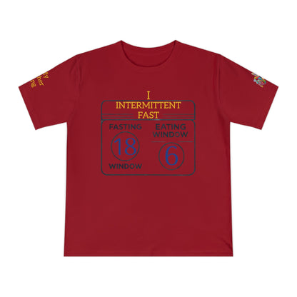 'I Intermittent Fast_18 - 6' (MHB EDITION)_100% Organic Cotton Jersey T-Shirt - My Higher Being