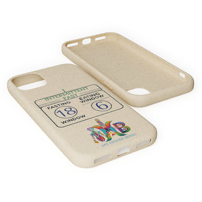 'I Intermittent Fast_18 - 6'_Plastic Free Biodegradable Phone Case (MHB Edition) - My Higher Being