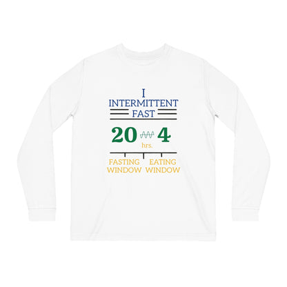 'I Intermittent Fast_20 - 4'_100% Organic Cotton Long Sleeve Tee - My Higher Being