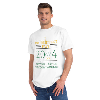 'I Intermittent Fast_20 - 4'_100% Organic Cotton T-Shirt - My Higher Being