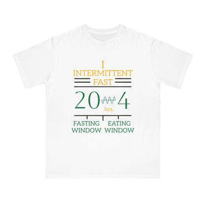 'I Intermittent Fast_20 - 4'_100% Organic Cotton T-Shirt - My Higher Being