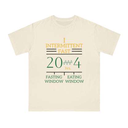 'I Intermittent Fast_20 - 4'_100% Organic Cotton T-Shirt - My Higher Being