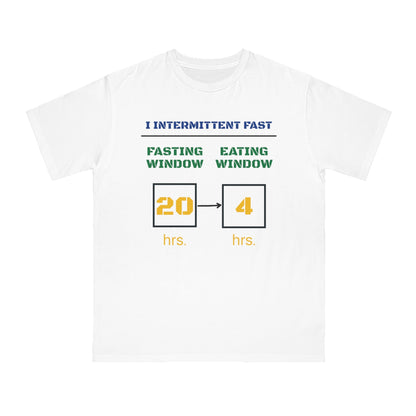 'I Intermittent Fast_20 - 4'_100% Organic Cotton T-Shirt - My Higher Being