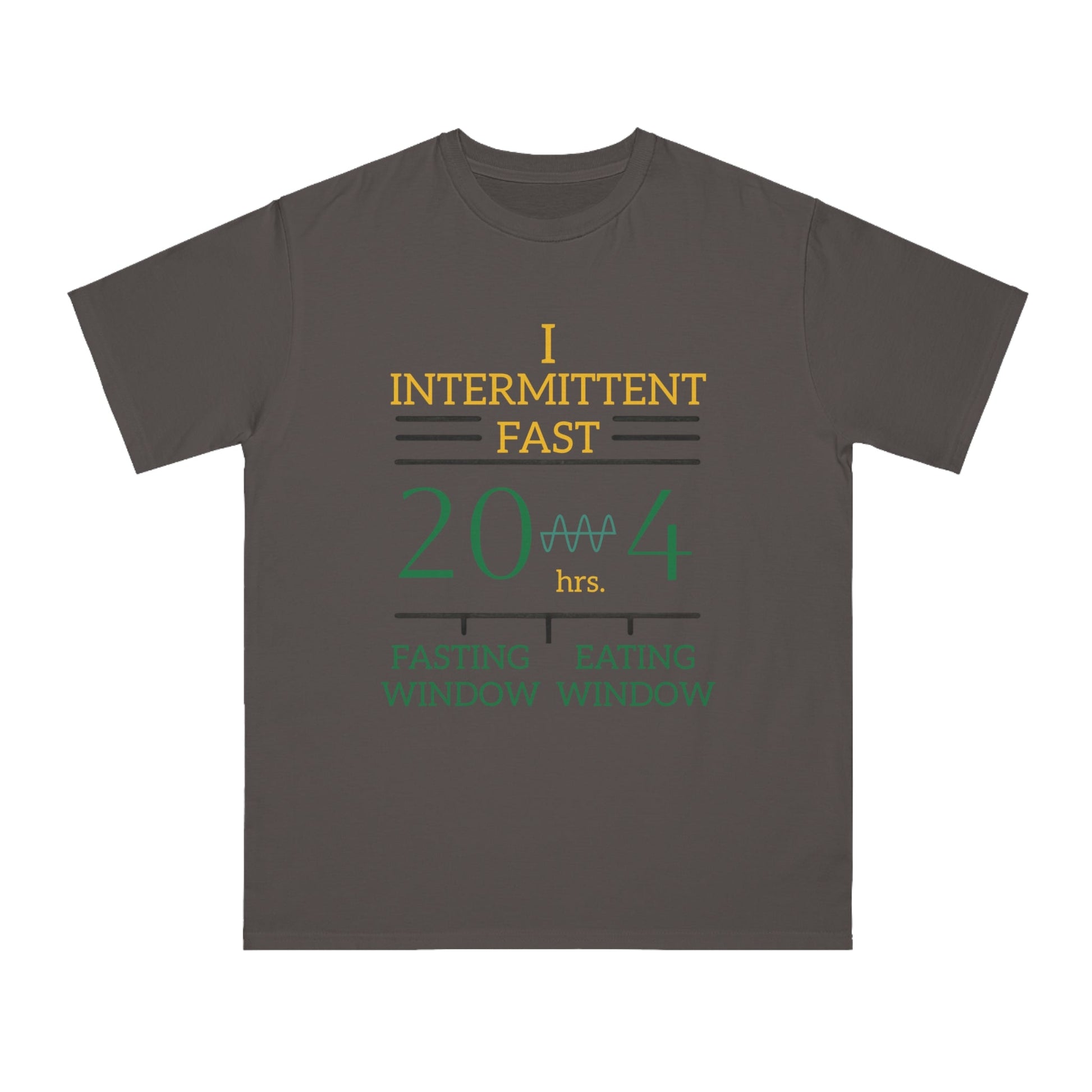 'I Intermittent Fast_20 - 4'_100% Organic Cotton T-Shirt - My Higher Being