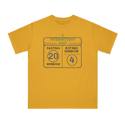 'I Intermittent Fast_20 - 4'_100% Organic Cotton T-Shirt - My Higher Being