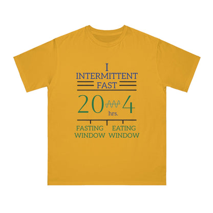 'I Intermittent Fast_20 - 4'_100% Organic Cotton T-Shirt - My Higher Being