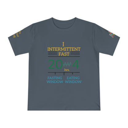 'I Intermittent Fast_20 - 4' (MHB EDITION)_100% Organic Cotton Jersey T-Shirt - My Higher Being