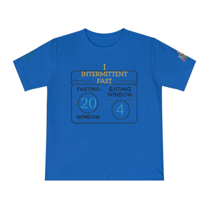 'I Intermittent Fast_20 - 4' (MHB EDITION)_100% Organic Cotton Jersey T-Shirt - My Higher Being