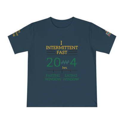 'I Intermittent Fast_20 - 4' (MHB EDITION)_100% Organic Cotton Jersey T-Shirt - My Higher Being