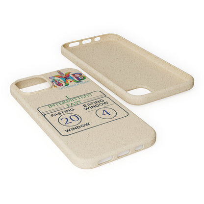 'I Intermittent Fast_20 - 4'_Plastic Free Biodegradable Phone Case (MHB Edition) - My Higher Being