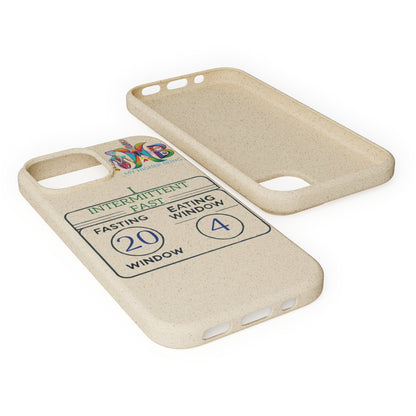 'I Intermittent Fast_20 - 4'_Plastic Free Biodegradable Phone Case (MHB Edition) - My Higher Being