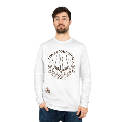 'I Love Grounding'_100% Organic Cotton Long Sleeve Tee - My Higher Being