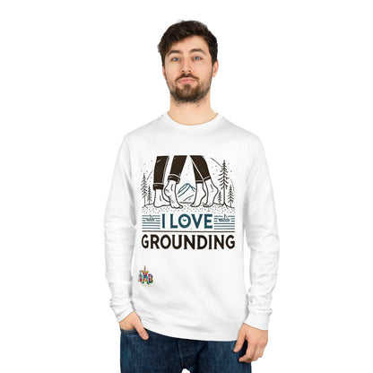 'I Love Grounding'_100% Organic Cotton Long Sleeve Tee - My Higher Being