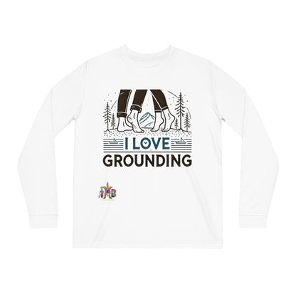 'I Love Grounding'_100% Organic Cotton Long Sleeve Tee - My Higher Being