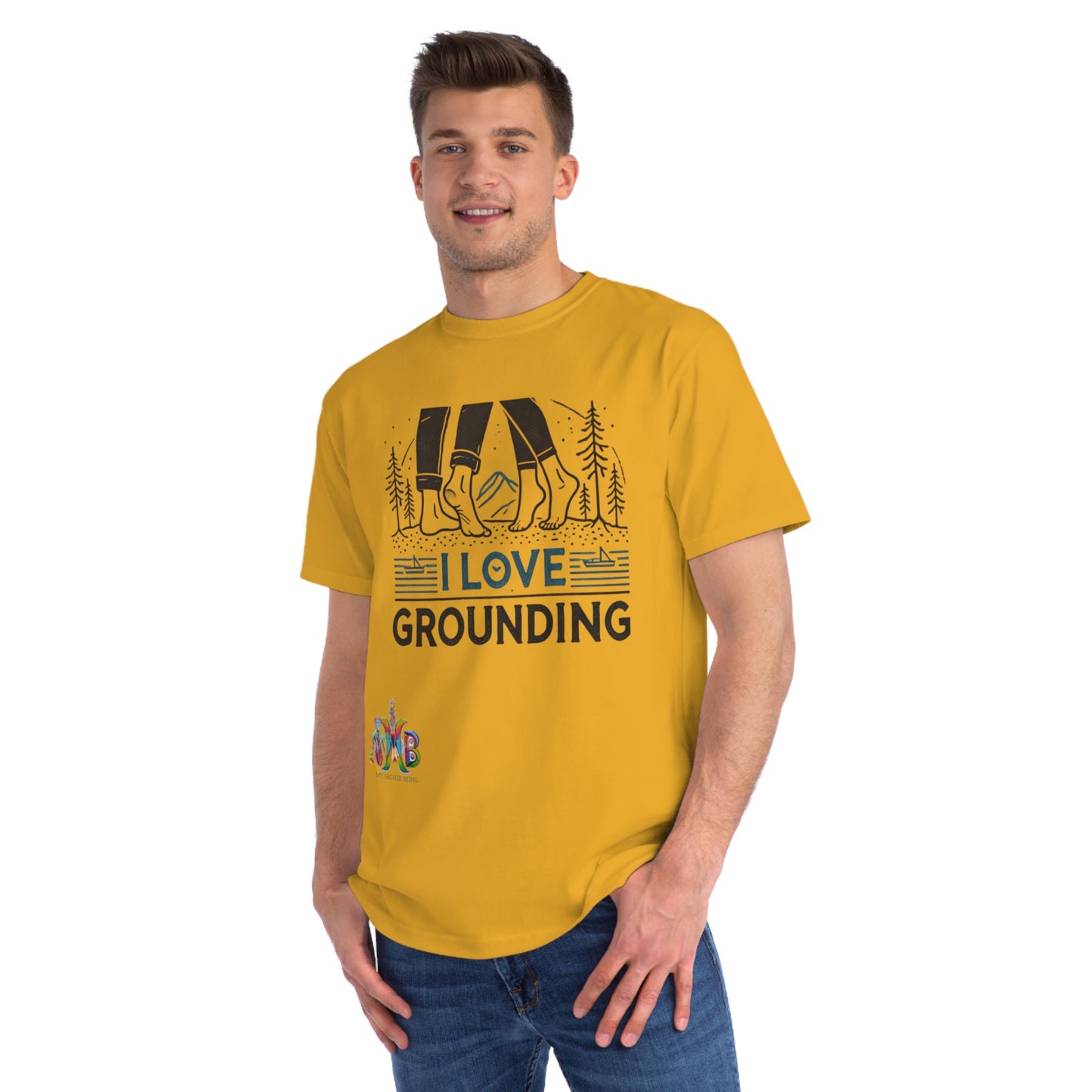 'I Love Grounding'_100% Organic Cotton T-Shirt - My Higher Being