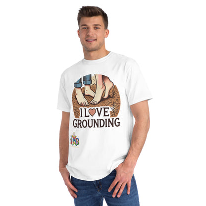 'I Love Grounding'_100% Organic Cotton T-Shirt - My Higher Being