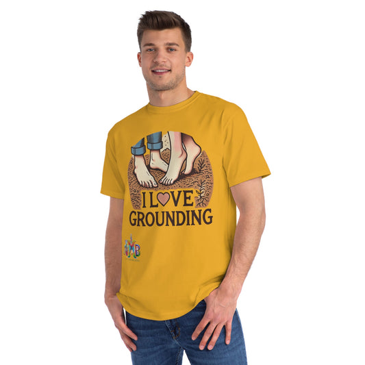 'I Love Grounding'_100% Organic Cotton T-Shirt - My Higher Being