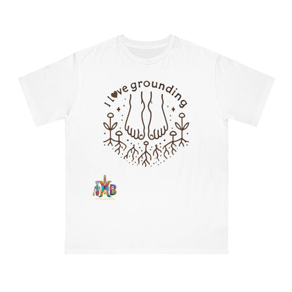 'I Love Grounding'_100% Organic Cotton T-Shirt - My Higher Being