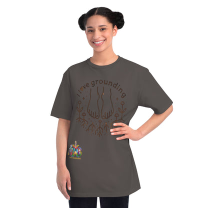 'I Love Grounding'_100% Organic Cotton T-Shirt - My Higher Being