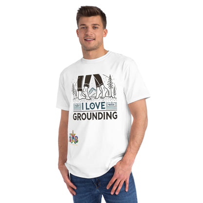 'I Love Grounding'_100% Organic Cotton T-Shirt - My Higher Being