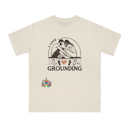 'I Love Grounding'_100% Organic Cotton T-Shirt - My Higher Being