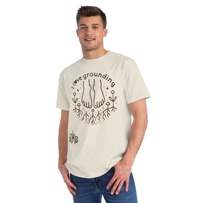 'I Love Grounding'_100% Organic Cotton T-Shirt - My Higher Being