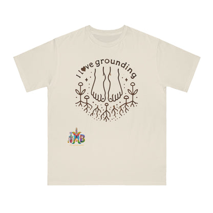 'I Love Grounding'_100% Organic Cotton T-Shirt - My Higher Being