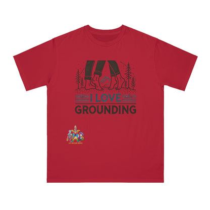 'I Love Grounding'_100% Organic Cotton T-Shirt - My Higher Being