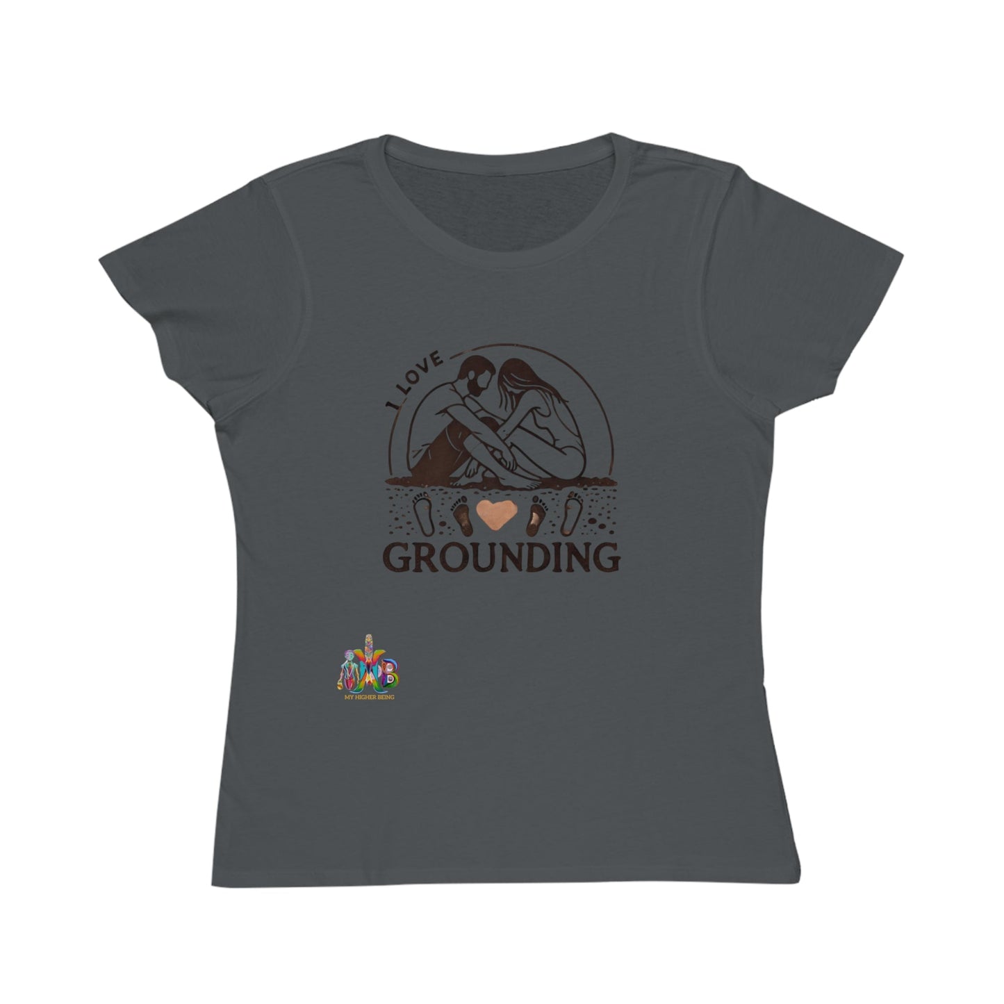 'I Love Grounding'_100% Organic Women's Classic T-Shirt - My Higher Being