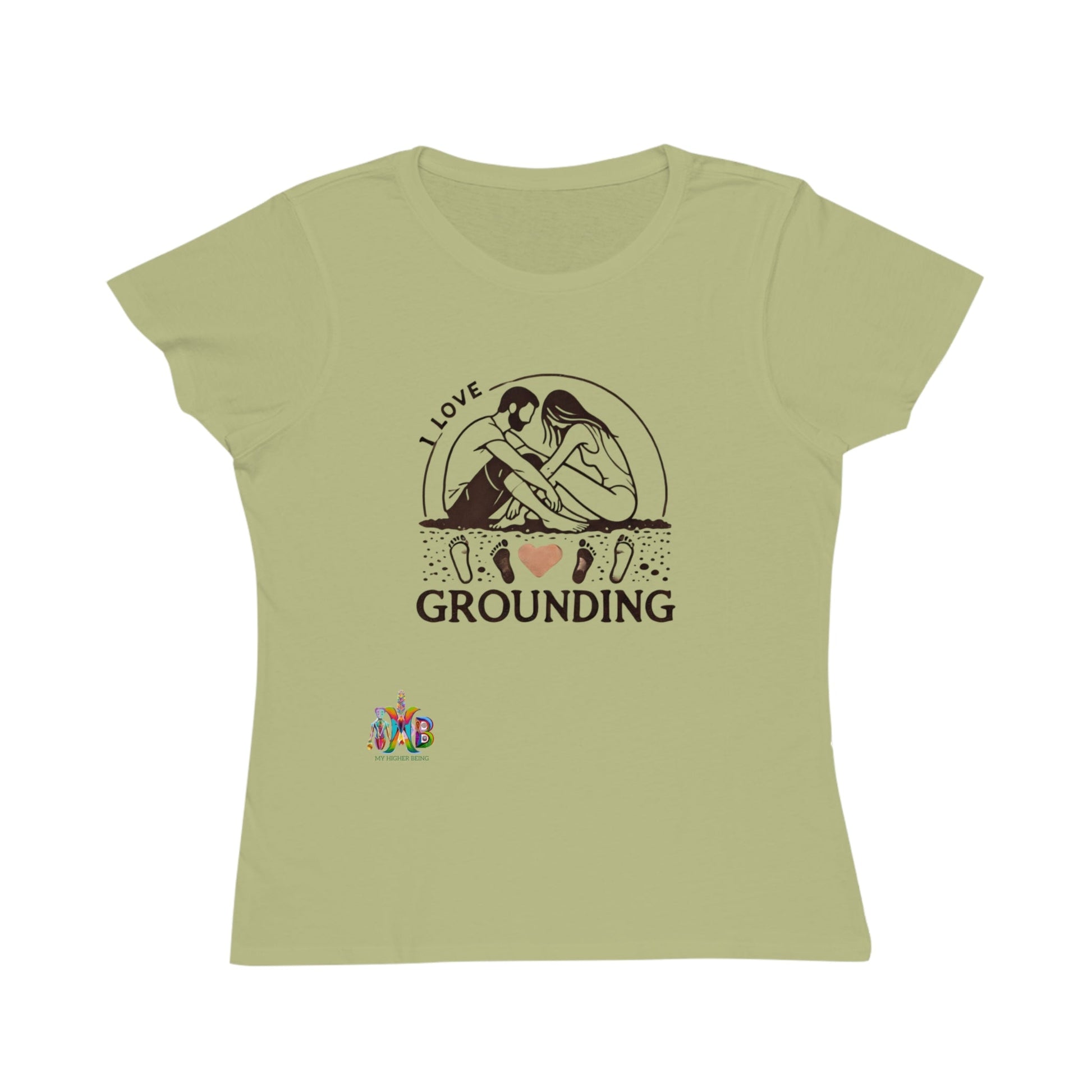 'I Love Grounding'_100% Organic Women's Classic T-Shirt - My Higher Being