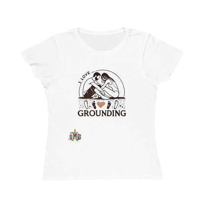 'I Love Grounding'_100% Organic Women's Classic T-Shirt - My Higher Being