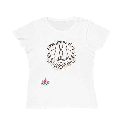 'I Love Grounding'_100% Organic Women's Classic T-Shirt - My Higher Being