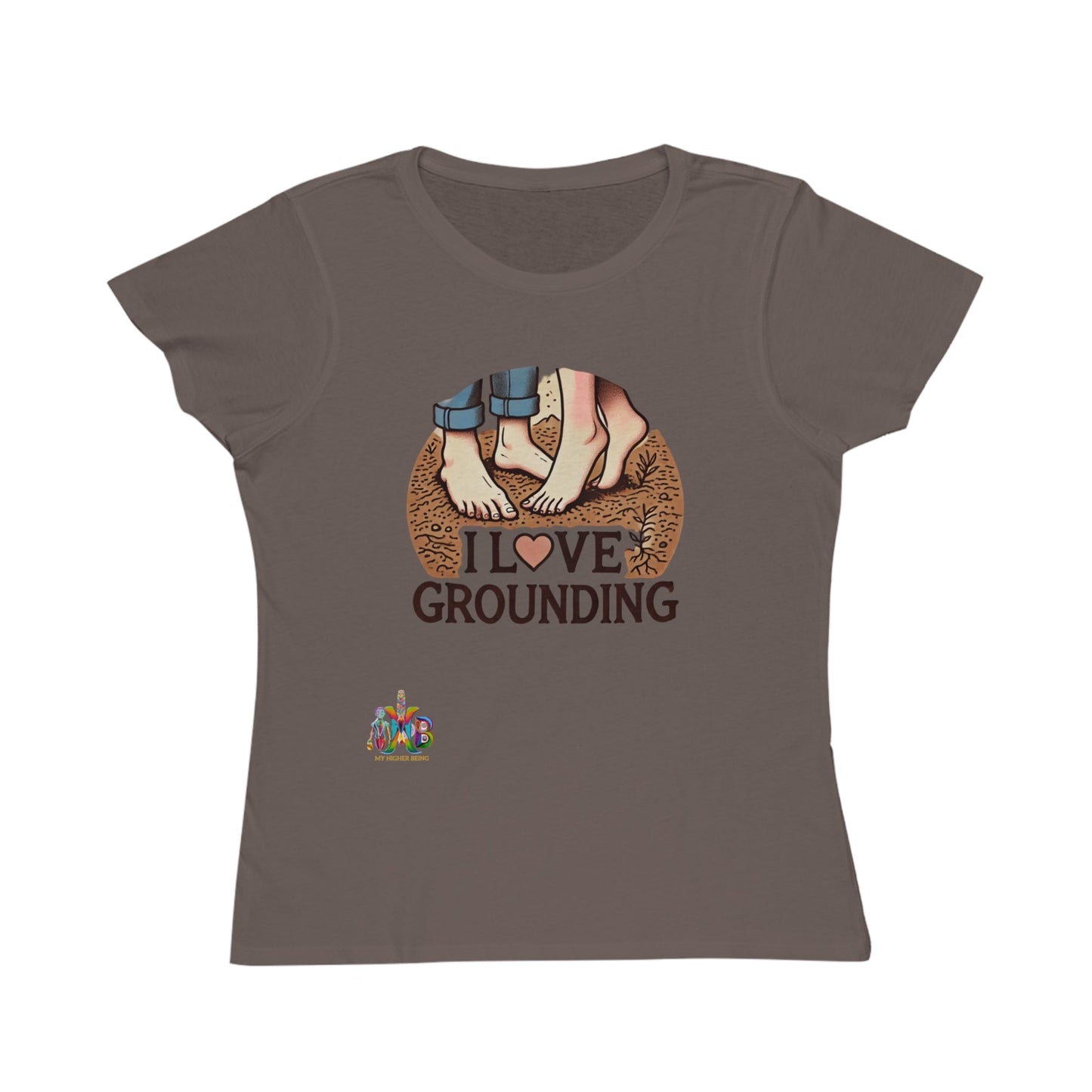 'I Love Grounding'_100% Organic Women's Classic T-Shirt - My Higher Being