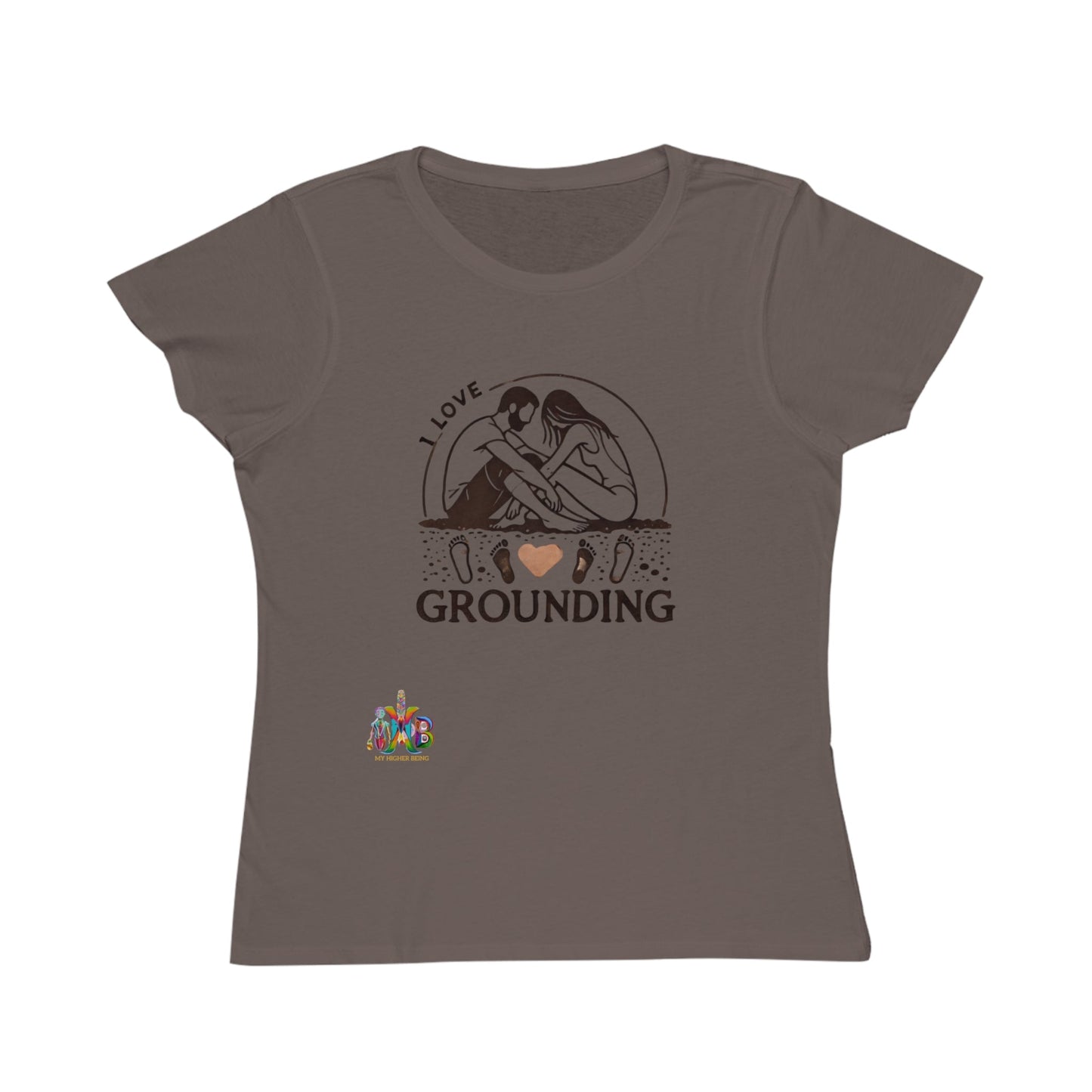 'I Love Grounding'_100% Organic Women's Classic T-Shirt - My Higher Being