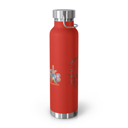 'I Love Grounding'_Copper Vacuum Insulated Bottle, 22oz - My Higher Being