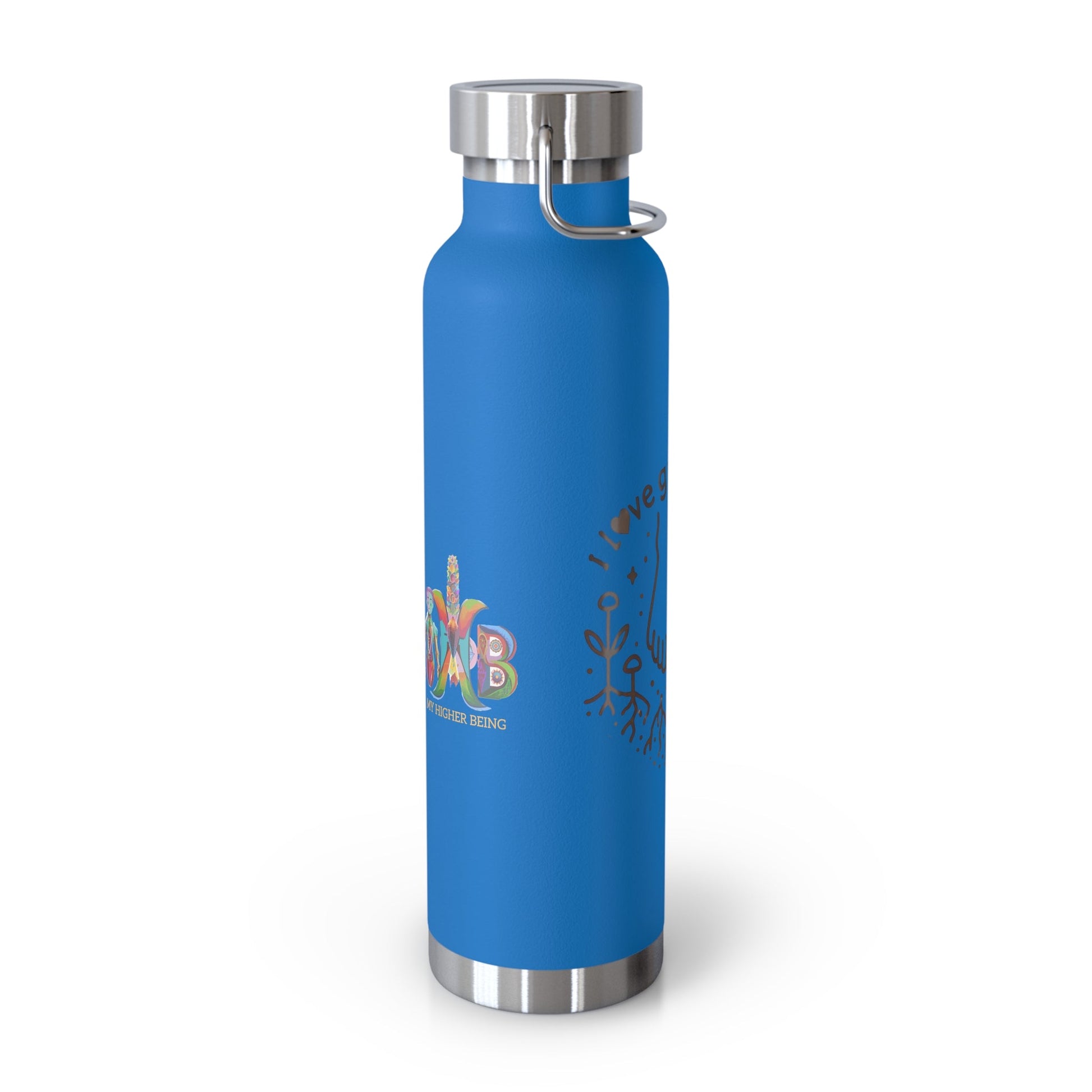 'I Love Grounding'_Copper Vacuum Insulated Bottle, 22oz - My Higher Being