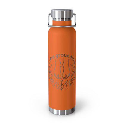 'I Love Grounding'_Copper Vacuum Insulated Bottle, 22oz - My Higher Being
