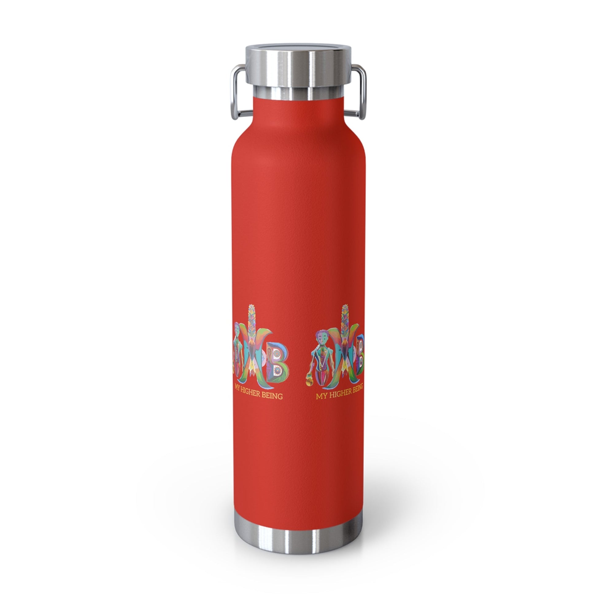'I Love Grounding'_Copper Vacuum Insulated Bottle, 22oz - My Higher Being