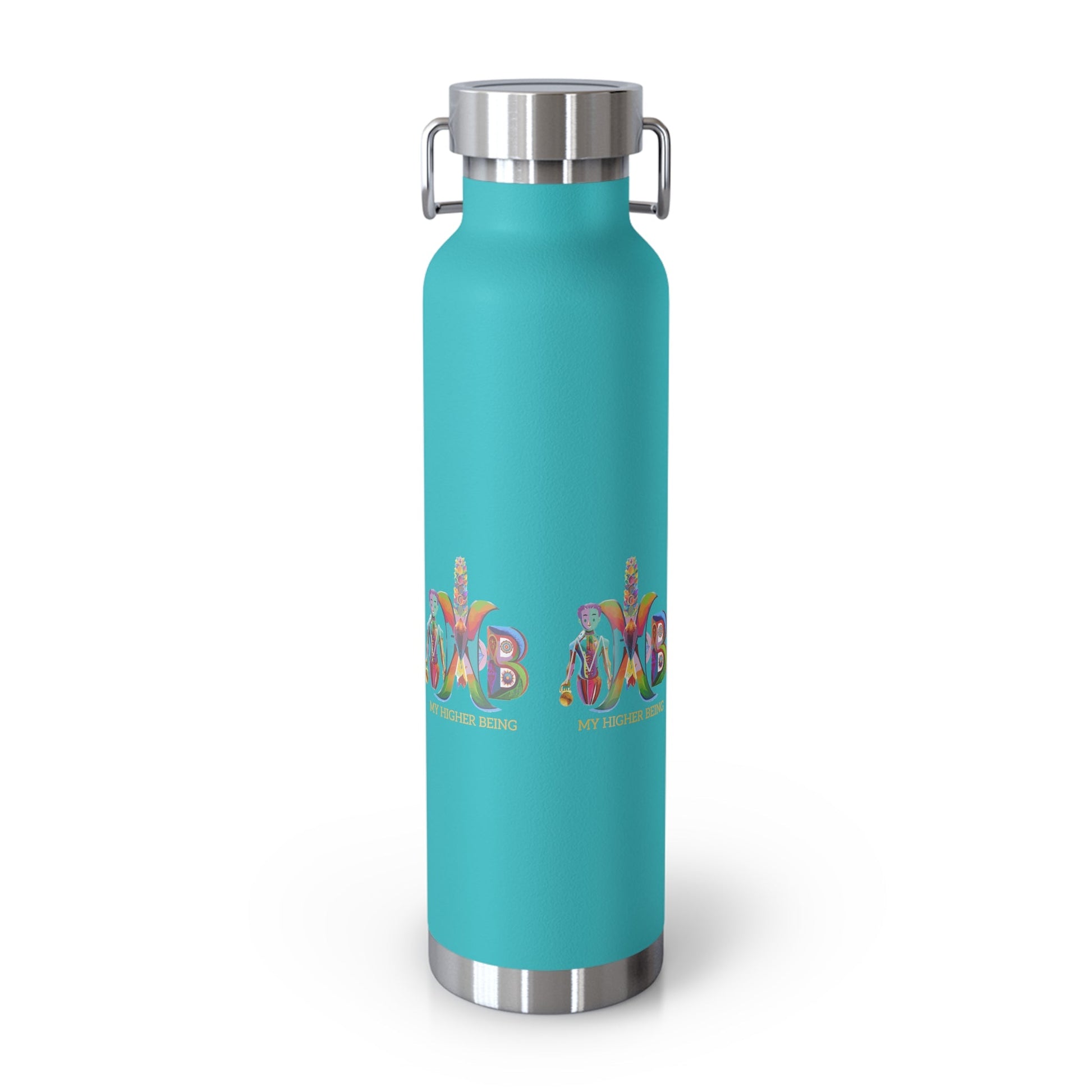 'I Love Grounding'_Copper Vacuum Insulated Bottle, 22oz - My Higher Being