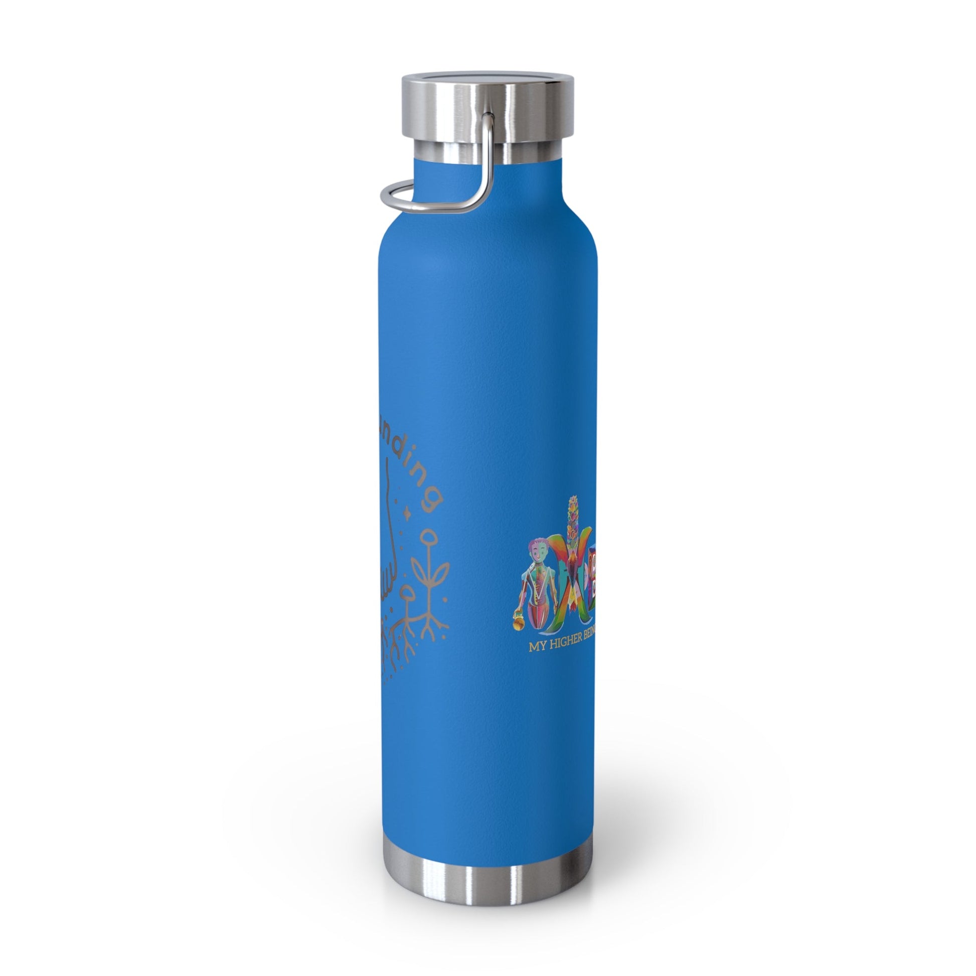 'I Love Grounding'_Copper Vacuum Insulated Bottle, 22oz - My Higher Being