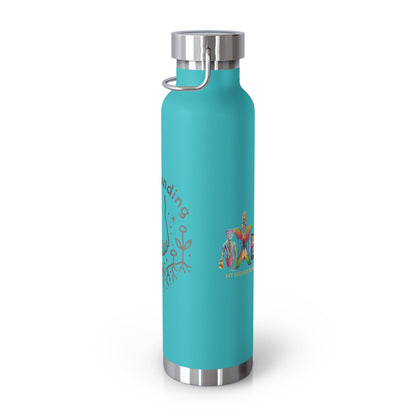 'I Love Grounding'_Copper Vacuum Insulated Bottle, 22oz - My Higher Being