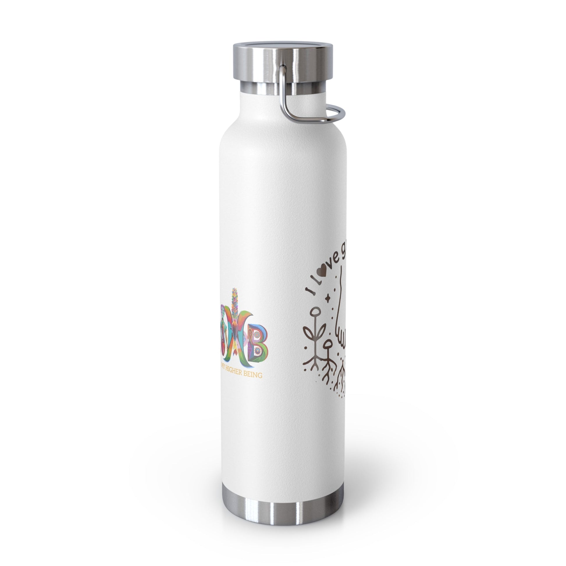 'I Love Grounding'_Copper Vacuum Insulated Bottle, 22oz - My Higher Being
