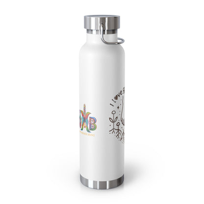 'I Love Grounding'_Copper Vacuum Insulated Bottle, 22oz - My Higher Being