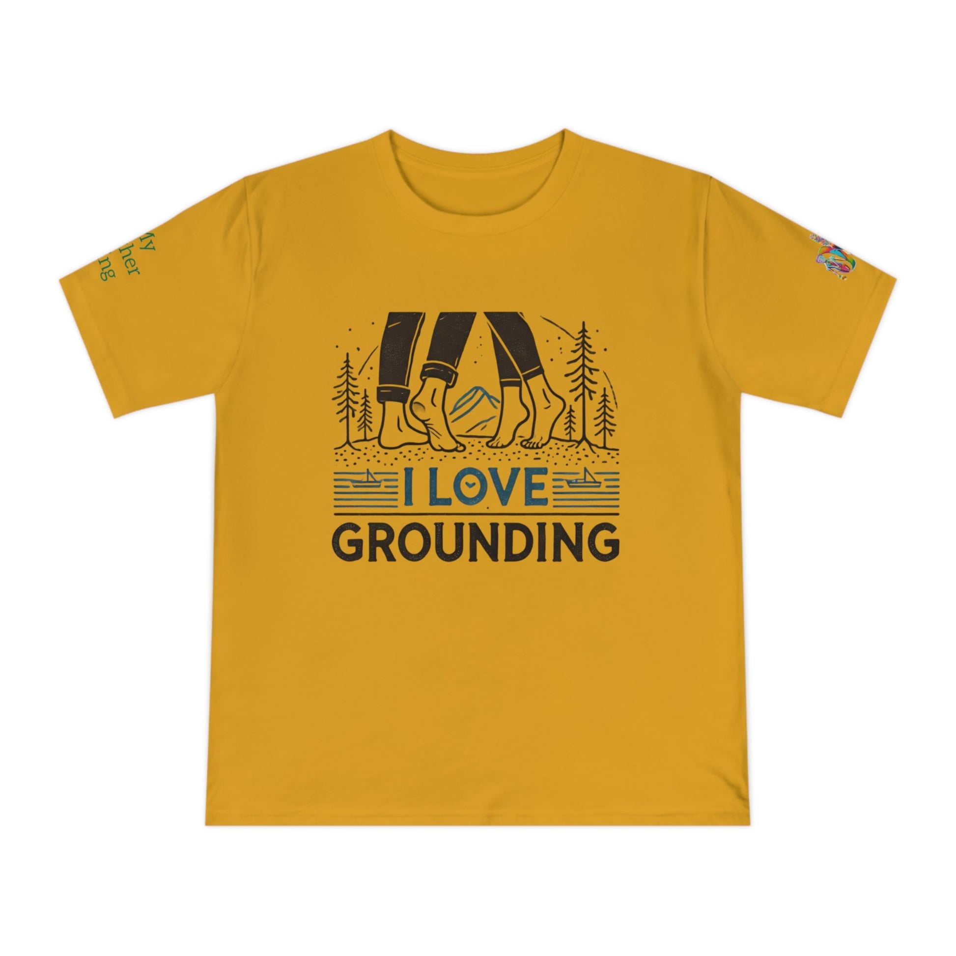 'I Love Grounding' (MHB EDITION)_100% Organic Cotton T-Shirt - My Higher Being