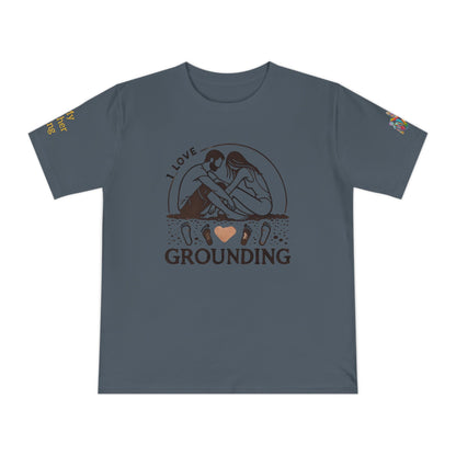 'I Love Grounding' (MHB EDITION)_100% Organic Cotton T-Shirt - My Higher Being